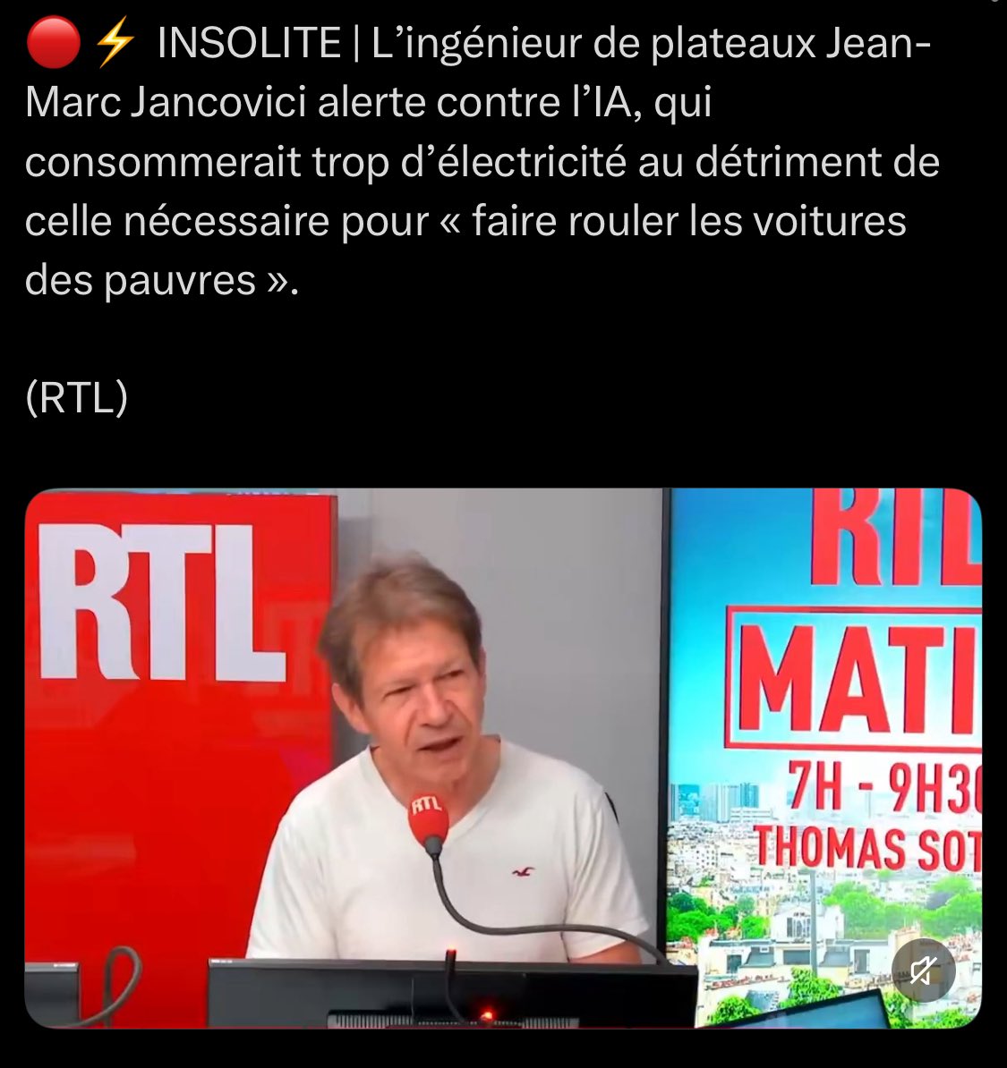 Cobra_FX_'s tweet photo. C’est quand on regarde les ordres de grandeur que l’on réalise le vide sidéral des discours décroissants.

Toute nouveauté, toute technologie - 5G, Clim, IA… - est attaquée par principe.

Tant pis si elle rend des services incroyables à l’humanité.

En fait c’est juste des réacs https://t.co/rqJrndbBIt