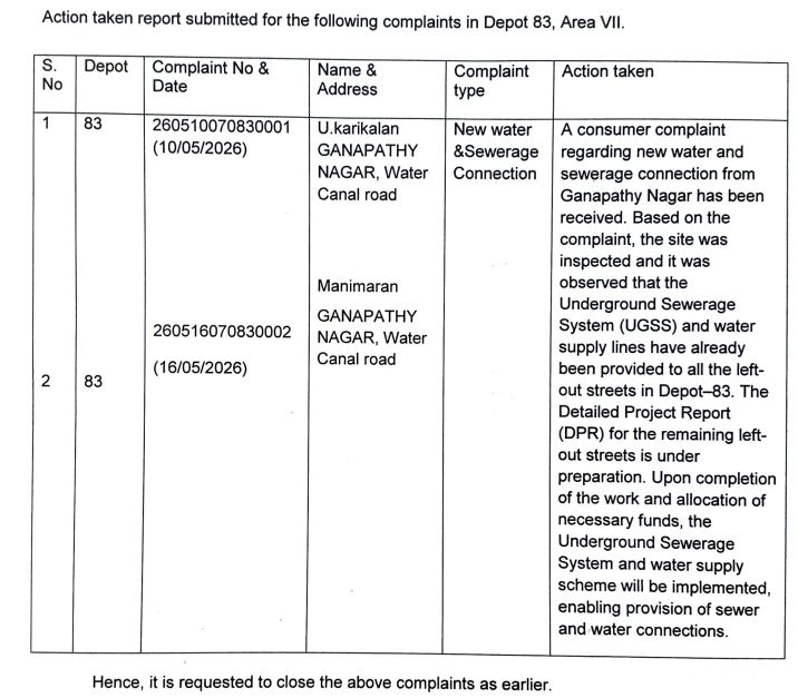 manimaran0205's tweet photo. @CHN_Metro_Water @CMOTamilnadu @Ambatturbalatvk @TVKVijayHQ @TiruvallurCollr Same response for 5 years, DPR preparing and fund needed. Who need to allocate fund, who is responsible officer? @CMOTamilnadu @AadhavArjuna  Anna please help, no sewage, no road, no metro water in City, Korattur , Ganapthy Nagar. https://t.co/NUhPMM1zcz