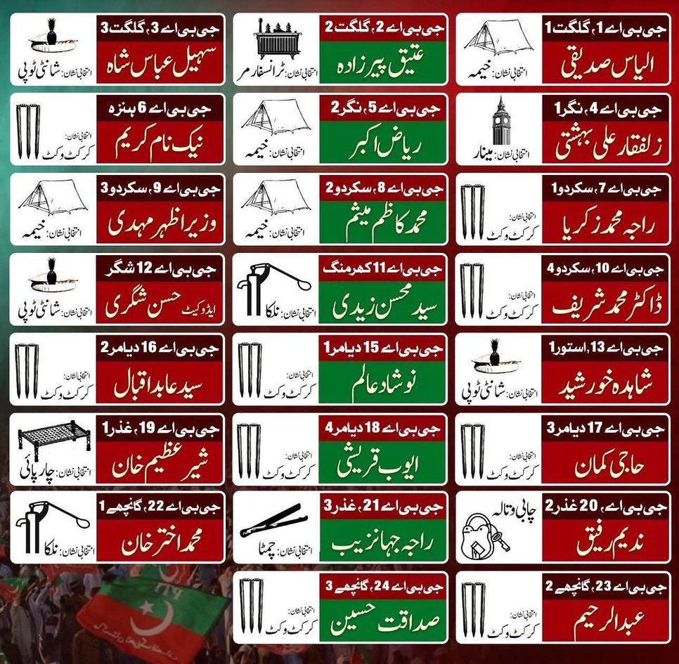 faizannriaz's tweet photo. Resilient and proud people of Gilgit-Baltistan, remember your election symbols before polling day, every vote matters. https://t.co/snHcR64yXG