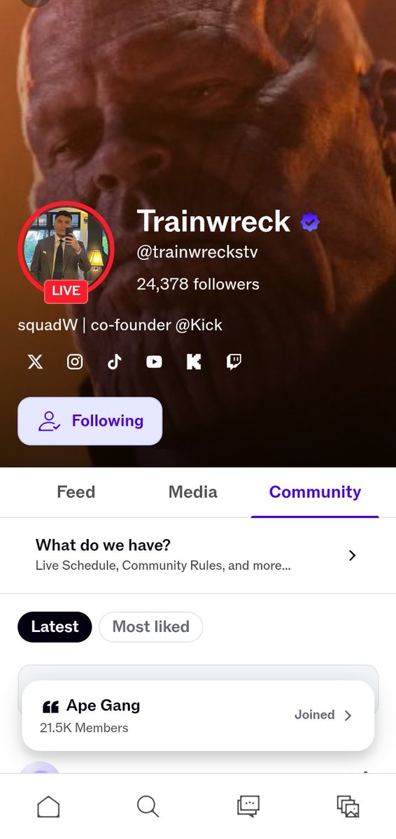 Emmanuel_div11's tweet photo. @Trainwreckstv bc1qq0r095ll2dg2sqrzu6lgghyyvskaeu36tfk29h

Winning this will be absolutely humongous https://t.co/UMsMkHUJVM