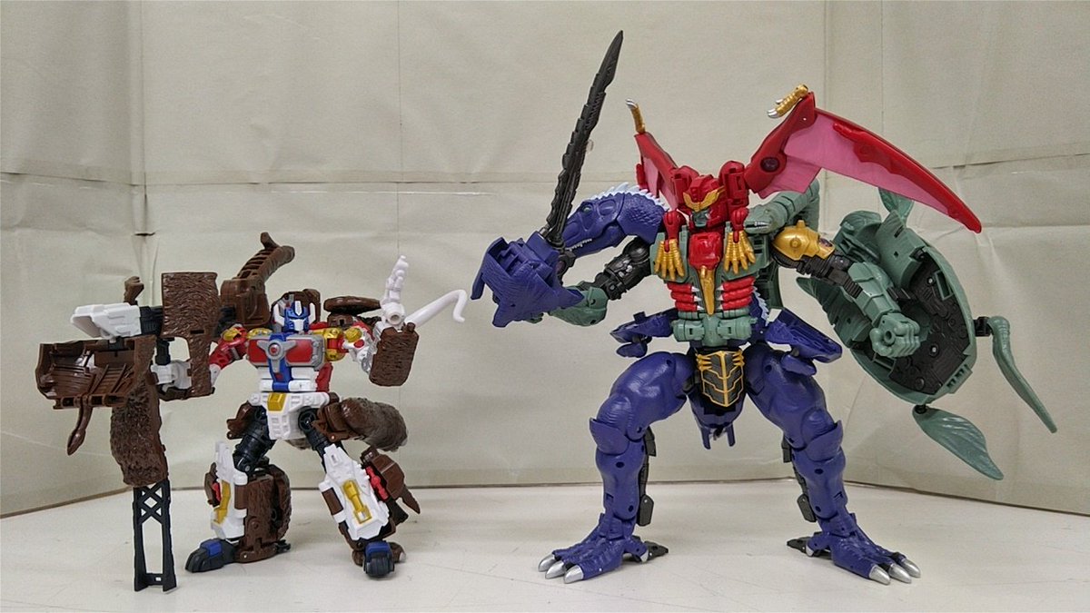 マンモス戦闘ロボ VS 恐竜最強ロボ 大宇宙の対決 #ビーストウォーズ