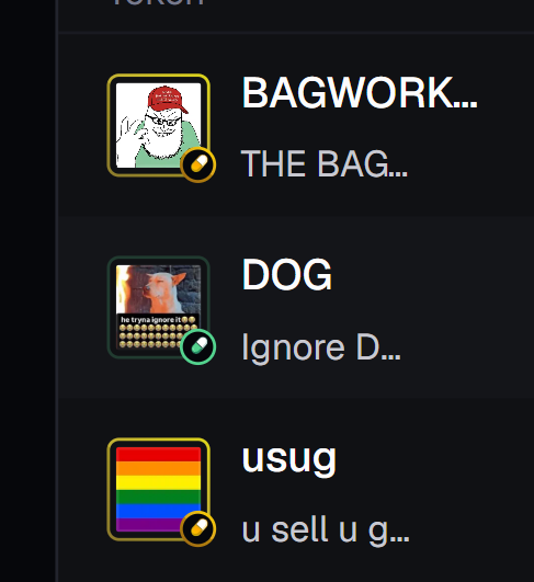 barbarian1xyz's tweet photo. holding 3 coins rn

dont want to trade over the weekend so much in the new pairs hell(less volume)

thesis time

$BAGWORKOOR :thinking this is agem buyed a position yesterday: the biggets community in pumpfun latest update @CoinComms 

$DOG : super viral temp

$USUG : pride month https://t.co/mbheLP3SXH