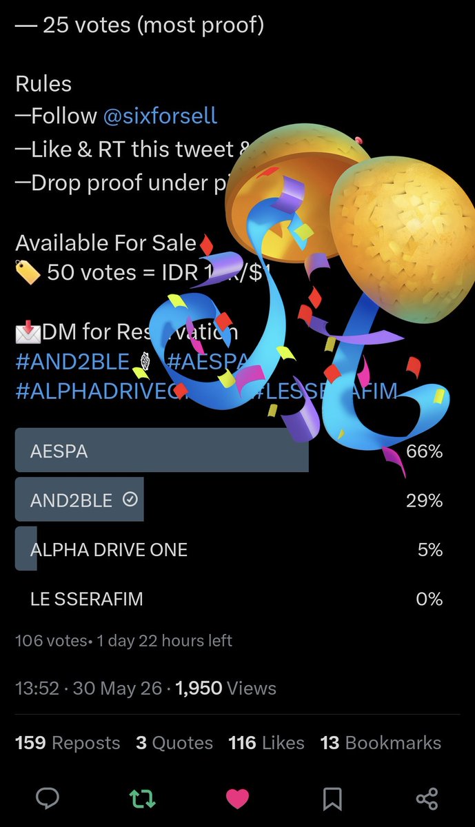 zh2blepolls's tweet photo. @sixforsell for #AND2BLE https://t.co/s0A9jfLOXT