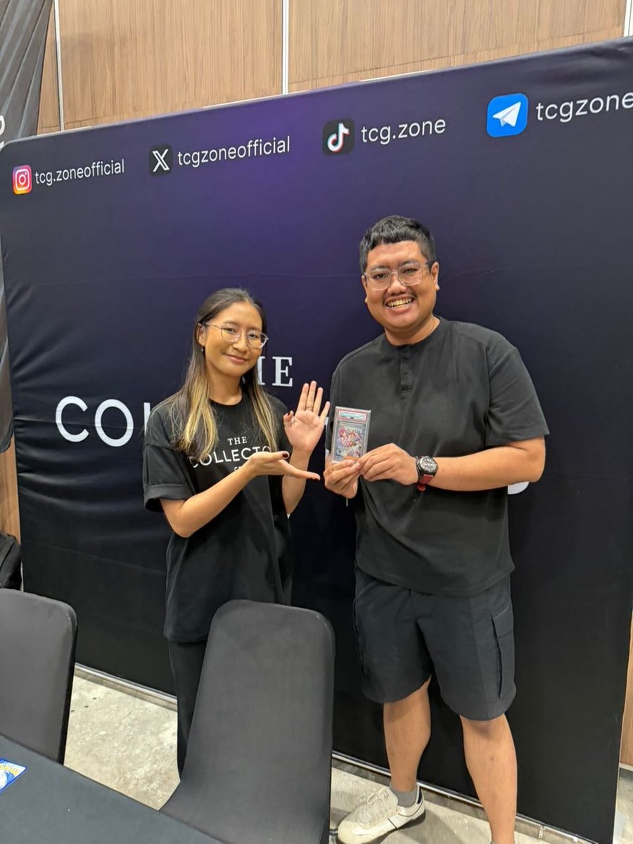 tcgzoneofficial's tweet photo. So many people has joined us at our booth in ICS 2026 in Jakarta.

But don't stop coming as we still have more prizes to be won!

Come now and you may have a chances to win valuable prizes. https://t.co/u1rXZnwO8N