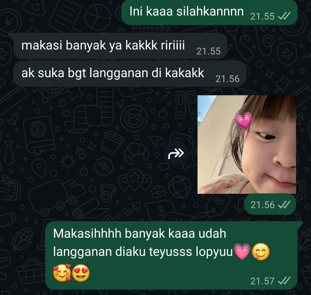 BerryGumStore's tweet photo. Yukk yg mau order sung ke wa yaaa fastresp, lopyu pelangganku yg setiaa💖 https://t.co/RiUTWP3soM