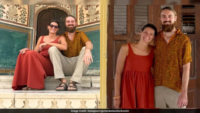 ndtv's tweet photo. American Couple Spends Rs 10 Lakh On 30-Day Trip Across 13 Indian Cities
https://t.co/pQo47RCUHc https://t.co/3opwuaIzzh