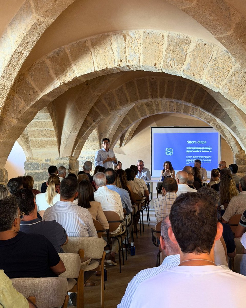 fehif's tweet photo. FEHIF celebró ayer su Asamblea General Ordinaria 2026 en el Parador de Ibiza, una jornada marcada por la unidad del sector, la ratificación por unanimidad del modelo “un establecimiento, un voto” y la nueva etapa organizativa de la Federación.

#FEHIF #Ibiza #Turismo https://t.co/6NADVHb3bT