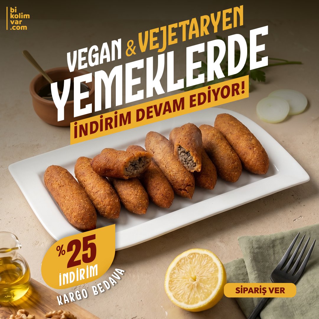 bikolimvar's tweet photo. ⏳ Son 2 gün!

Mayıs boyunca devam eden fırsatlarımız sona eriyor. Eğer siparişini hâlâ oluşturmadıysan, şimdi tam zamanı! 🌿

✨ Tüm vegan ve vejetaryen yemeklerde %25 İNDİRİM! 🚚 Üstelik kargo BEDAVA!

👉 https://t.co/2ck1AwZ6K2 https://t.co/wLMQ6rbwtK