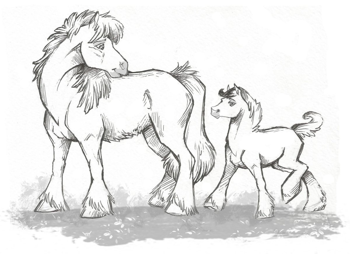 Taski_Guru's tweet photo. Line art of equine ocs characters (closed)
#lineart #horse_oc #foal #line_art #horses #horse_art #draftoc https://t.co/hEOW7Mw9WO