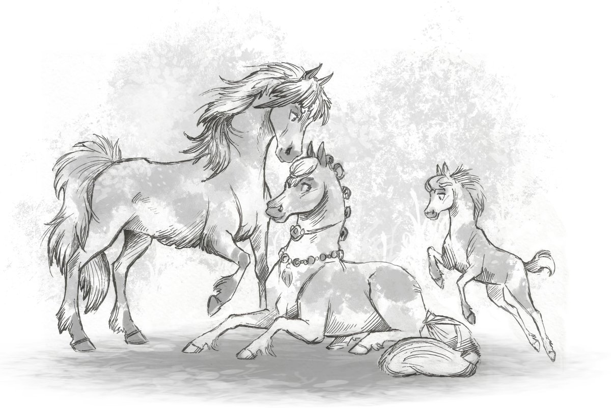 Taski_Guru's tweet photo. Line art of equine ocs characters (closed)
#lineart #horse_oc #foal #line_art #horses #horse_art #draftoc https://t.co/hEOW7Mw9WO