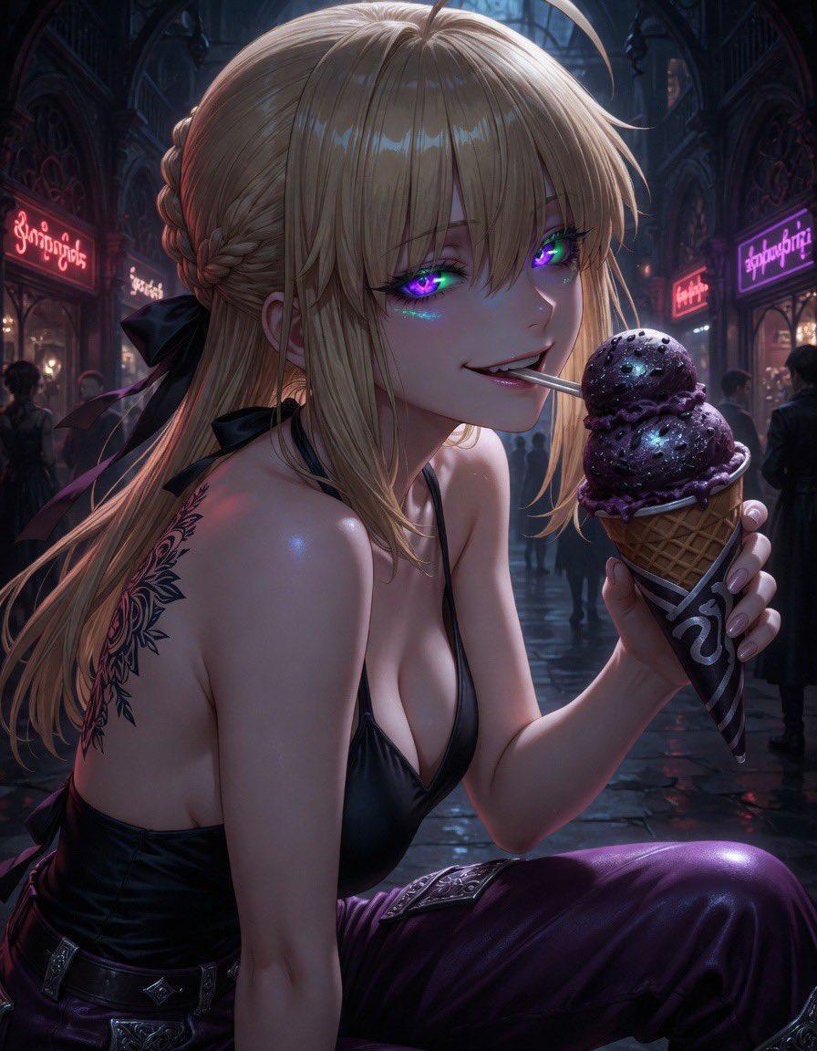 暑いからアイス🍨食べようね。 －私のは特別なの。