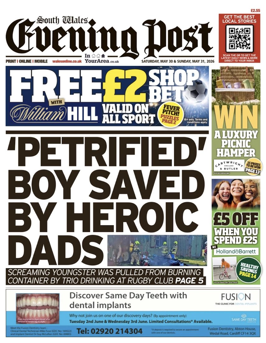 rlloydpr's tweet photo. Some of today's front pages. #SupportYourLocalPaper #RegionalFronts #buyapaper https://t.co/4UmGVEv54q