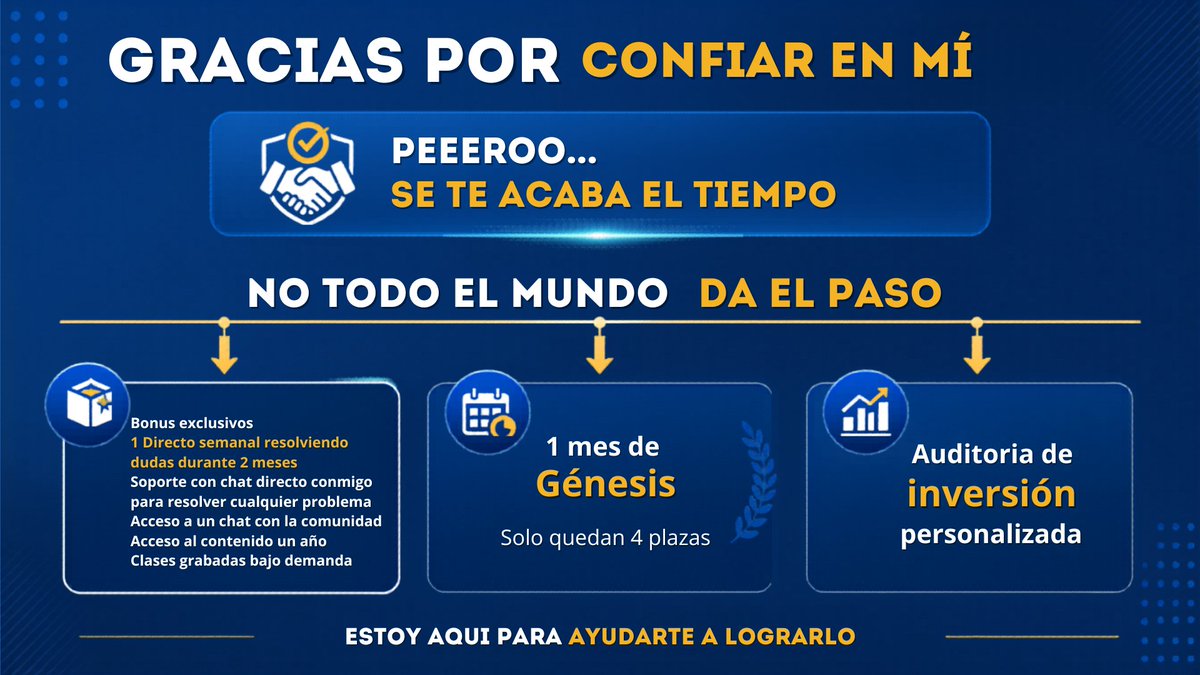 vsantagon's tweet photo. Gracias por confiar en mi todo este tiempo, te voy a recompensar por ello te lo prometo

Esta oferta es única y no se volverá a repetir nunca más, por eso no quiero que te quedes fuera

Ahora tú eliges
Te sigues quedando fuera sin aprender
Perdiendo tu tiempo y tu dinero
Viendo como los demás inversores son rentables
O prefieres entrar, aprovechar la oferta y disfrutar de todos sus beneficios