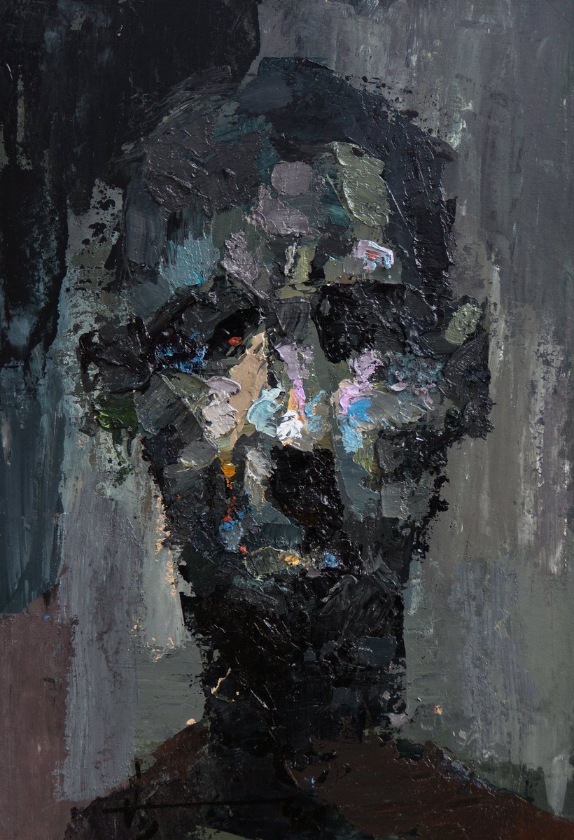 VasoiKo's tweet photo. #Art #Painting for #SALE 31x22 см. "Образ DL HC". 2026. https://t.co/cGYfsdbyAu