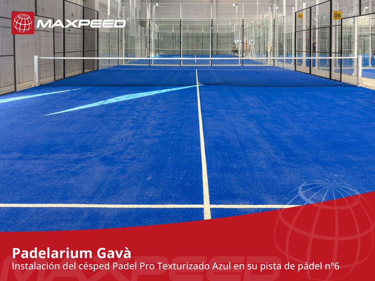 maxpeedsl's tweet photo. Padelarium Gavà ha renovado el césped artificial de su pista de pádel nº 6. El Club ha apostado por el Poliflex Pro Texturizado, un césped de alta gama diseñado para ofrecer una experiencia de juego superior.

https://t.co/FbM7Oq1Nfq https://t.co/o4Ii8PP2Rt