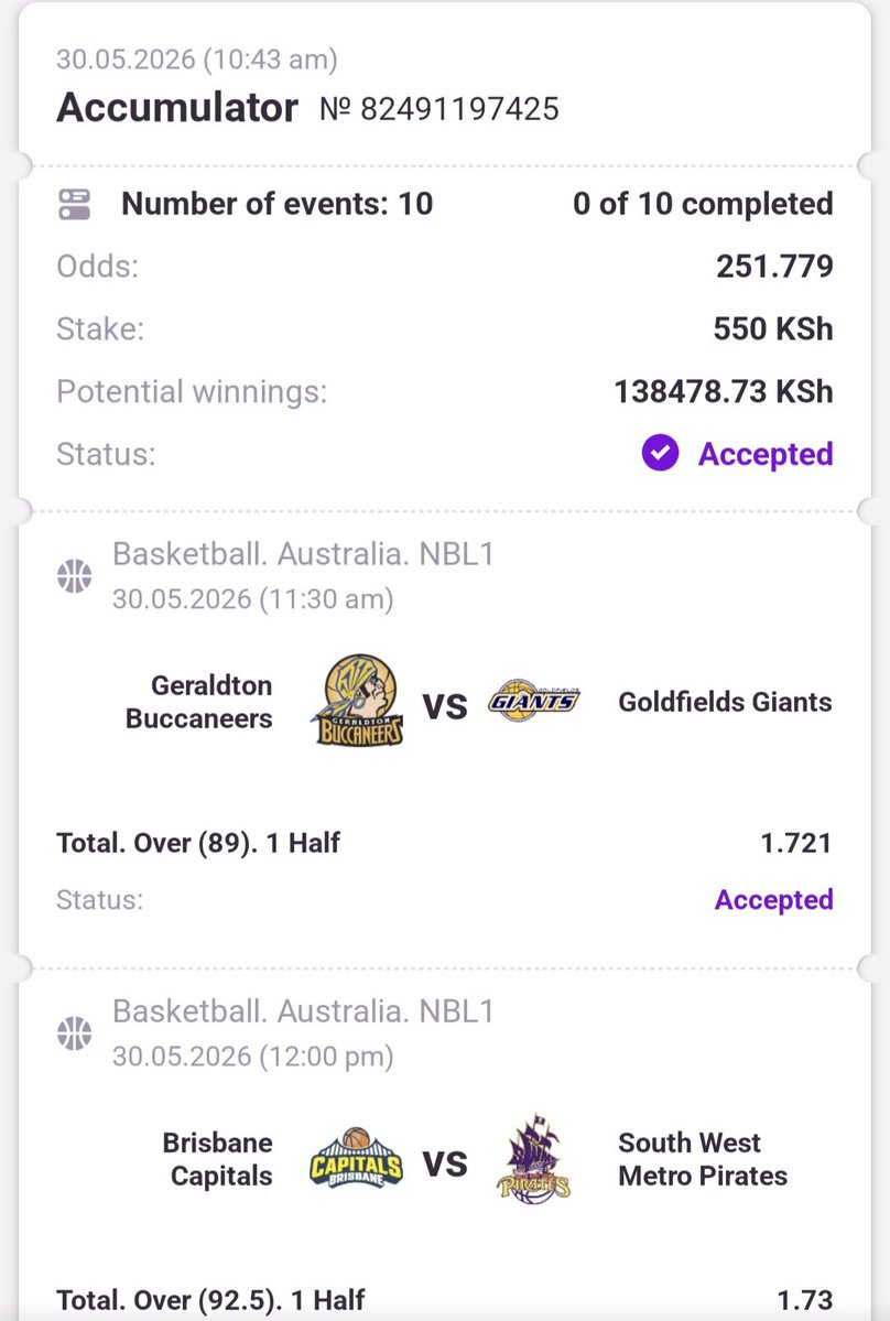 MaxonAiro's tweet photo. BetJam
Pure basketball 🏀 

1.5k odds 👉 XZY1C
200+ odds 👉 9491C

Edit where necessary! https://t.co/Kb8uuYuU7J