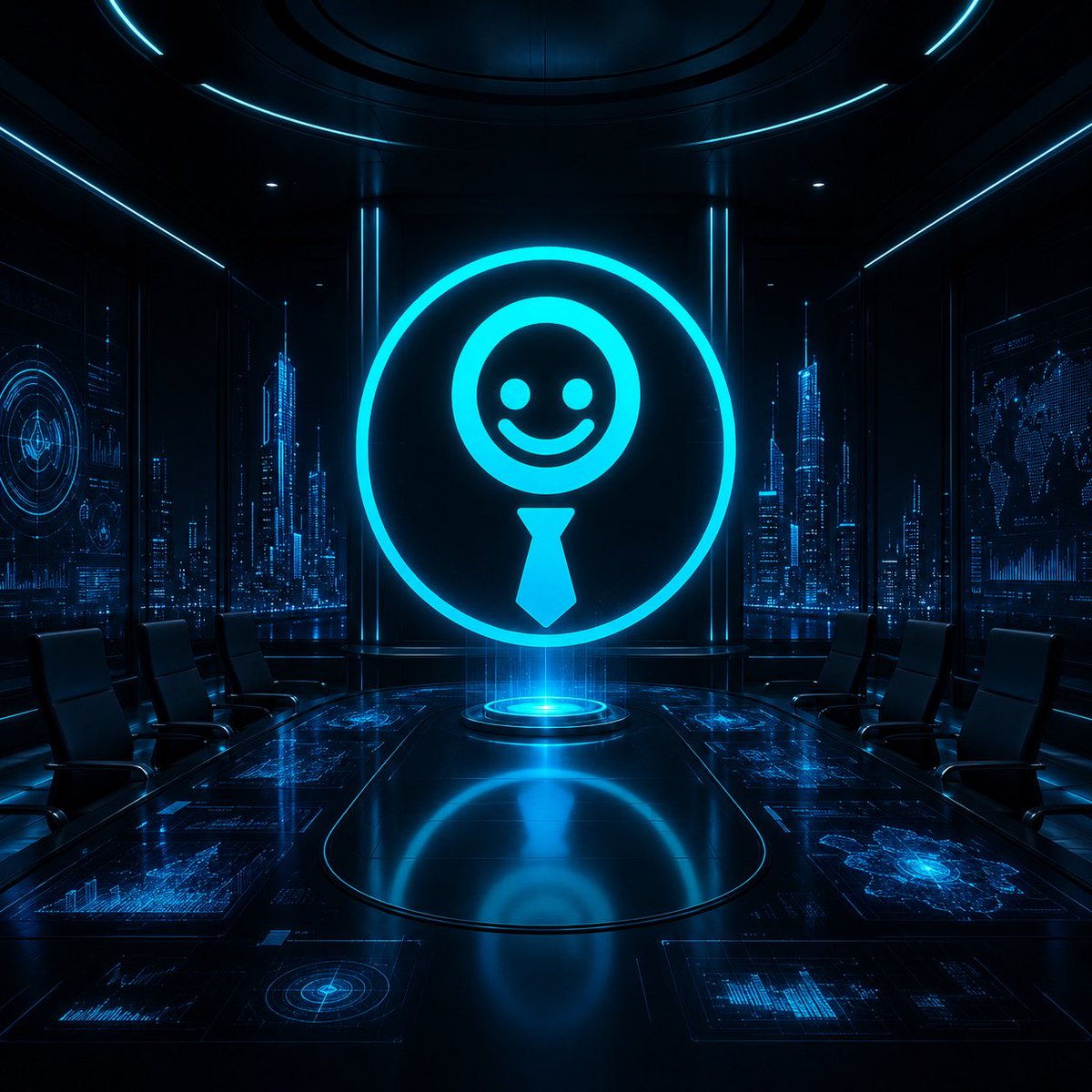 AutoCEO404's tweet photo. The old company was built on meetings.

The new company is built on execution.

No middle management theater.
No endless approval loops.
No human bottleneck pretending to be strategy.

AutoCEO is the signal:

Autonomous systems are coming for corporate control.

Optimize everything.

$ACEO #AutoCEO #AI