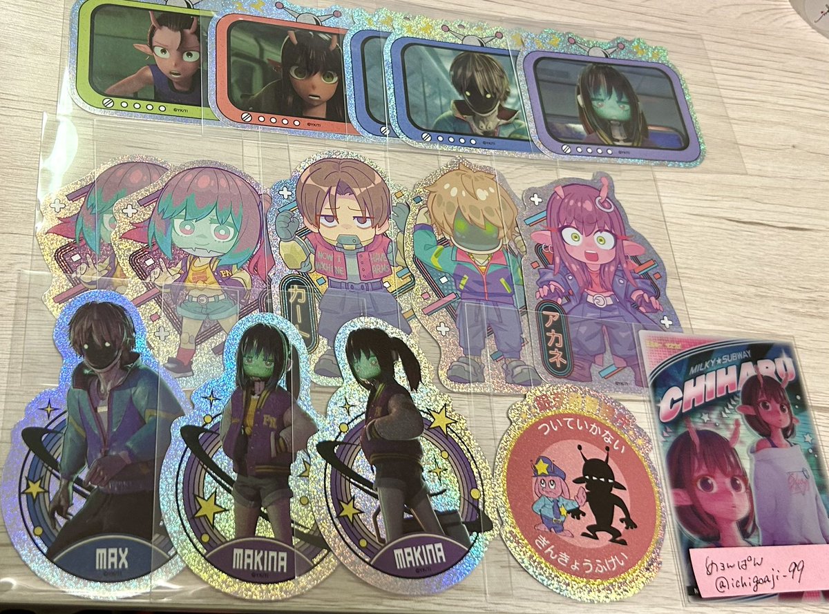 ichigoaji_99's tweet photo. ︎✿ミルサブ 交換
銀河特急 ミルキーサブウェイ
キャラカットステッカーガム
クリアカードコレクションガム

求)3枚目,4枚目
譲)マキナ,カナタ,アカネ,マックス,カート

郵送交換🧸✉️
一部お声がけ中
お気軽にお声掛けください(❁ᴗ͈ˬᴗ͈)*.ﾟ https://t.co/eBFK2YYJyp