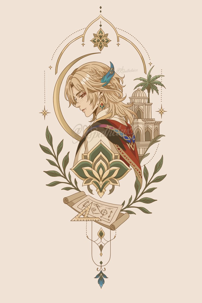 apathetrixx's tweet photo. The Light Of Ksharewar
#genshin #genshinimpact #kaveh #kavehgenshin #kavehgenshinimpact #kavehfanart https://t.co/NZx1lETErT