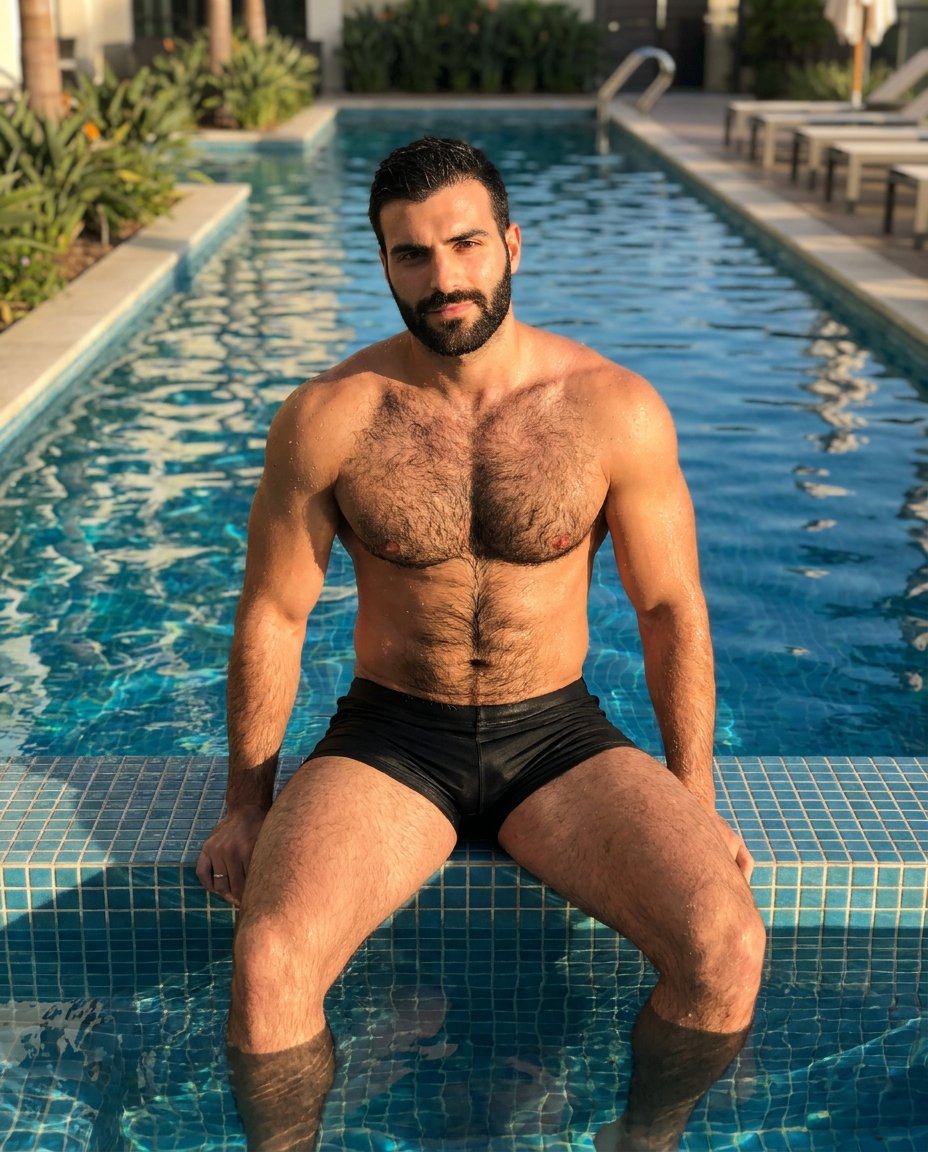 JeremyPh80's tweet photo. The water was supposed to cool things down.
Didn’t really work.
Still thinking about staying here all evening.
No distractions. No shirt. No stress.

#jeremyphilippe #legendhAIrychest #poolside #summerbody #wetlook @budgetpixel https://t.co/bVvGZCIVQZ