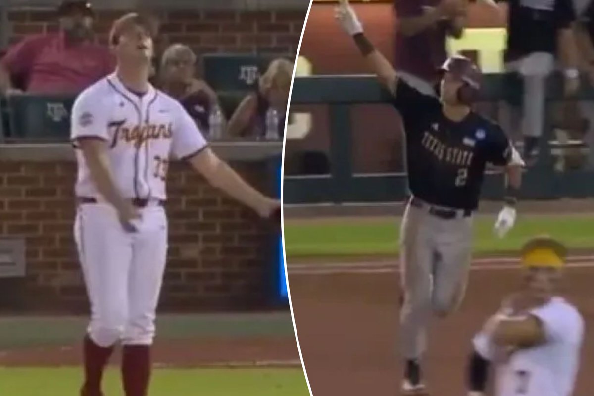 californiapost's tweet photo. USC baseball can't hold late lead in crushing loss to Texas State in NCAA Tournament opener https://t.co/MvU8dmAvu3 https://t.co/HfP5Dqkq9C