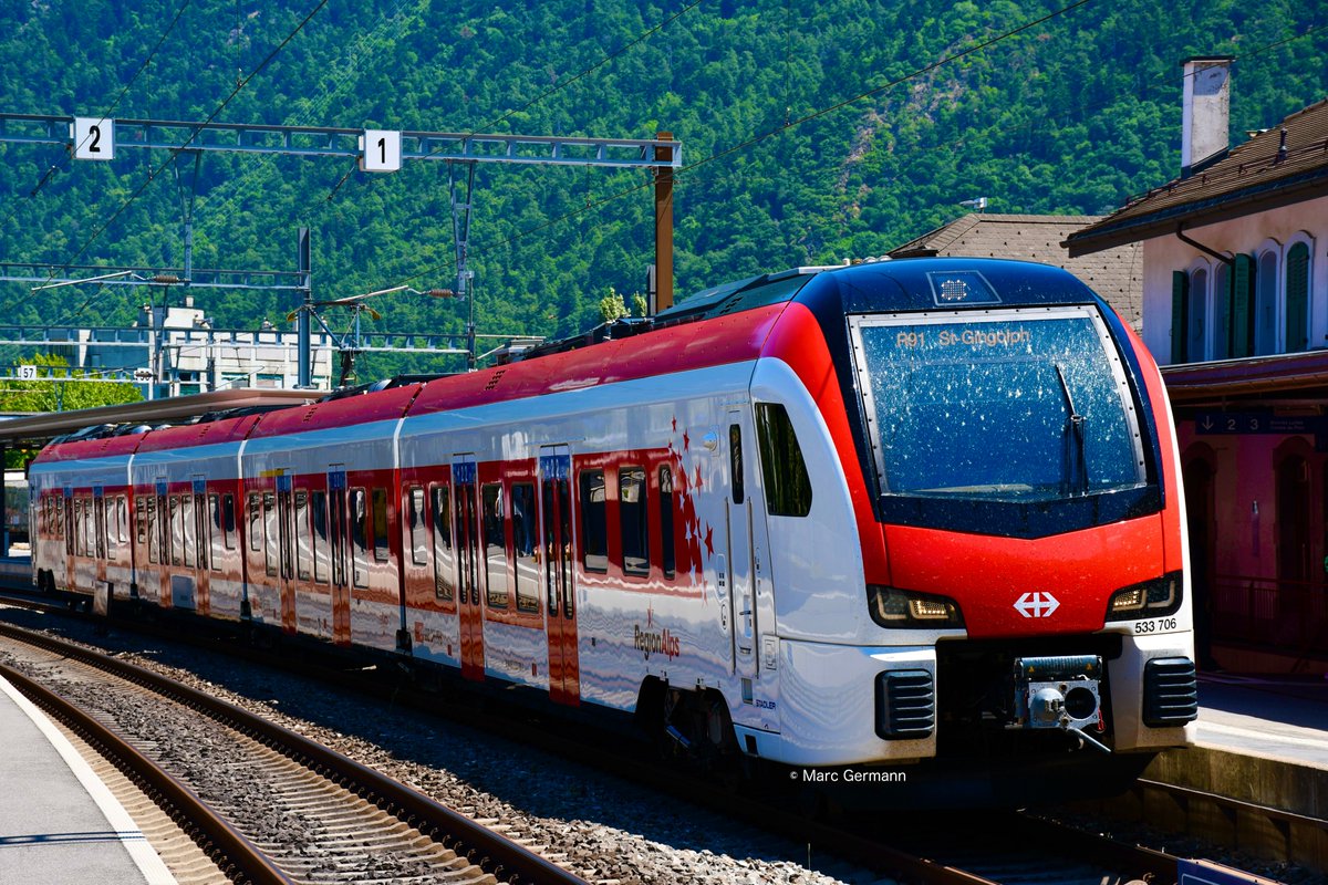 Tsc R91 RABe 533 706-3 en service sur la ligne R91. #TeamNAW700 © Marc Germann