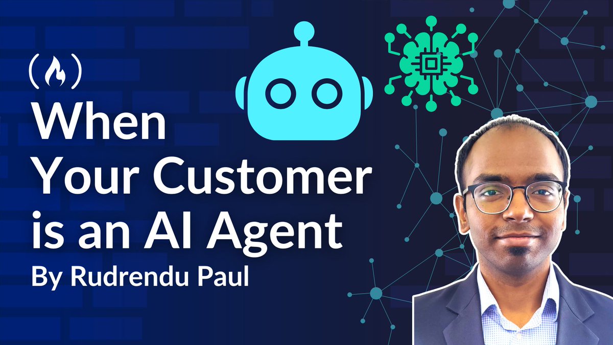 freeCodeCamp's tweet photo. AI agents are increasingly researching and shortlisting vendors before humans enter the buying process.

In this guide, Rudrendu explains how B2B companies can stay visible to agent-driven buyers.

You'll learn how structured product data, API-accessible capabilities, and queryable proof points help agents find your business.

https://t.co/0joWyUITJx