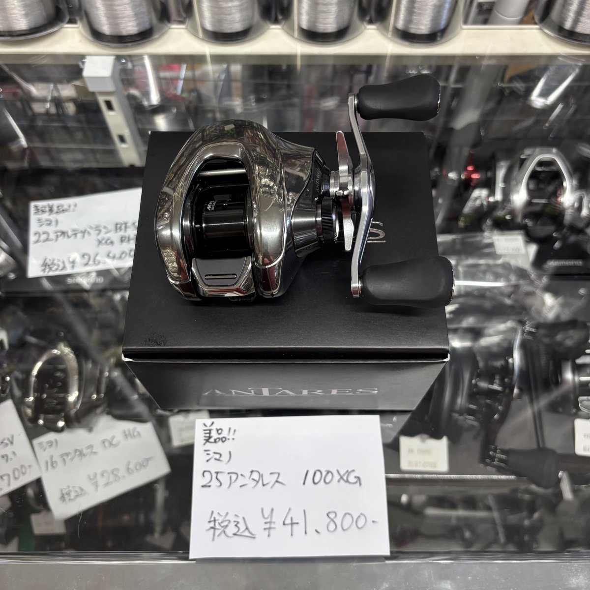 中古美品 シマノ#25アンタレス100xg 入荷しました 僅かな小傷程度で