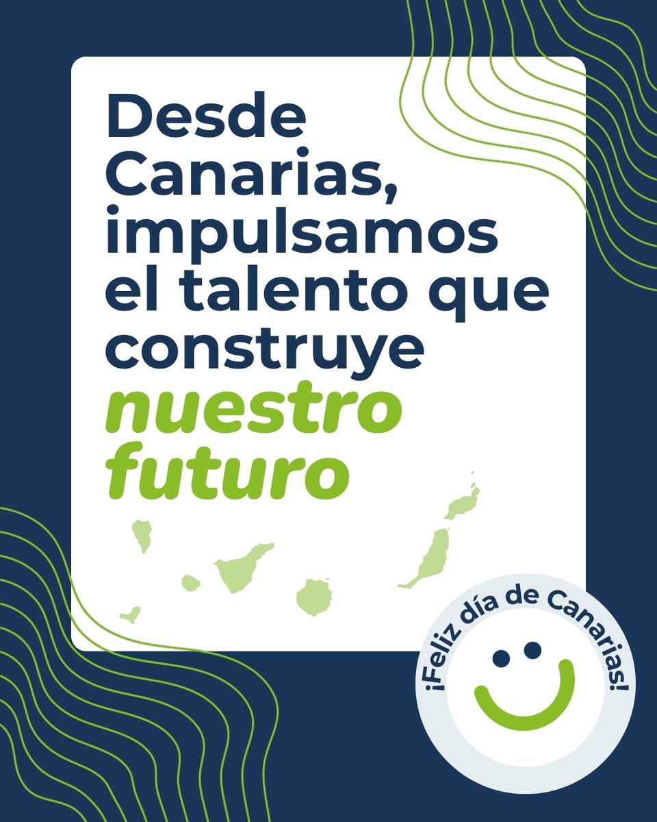 planb_group's tweet photo. Hay muchas formas de hacer crecer Canarias.

Nosotros creemos en las que generan impacto, visión y futuro.

¡Feliz Día de Canarias! 💙

#DíaDeCanarias #BePlanB https://t.co/9nzbFEM0x5
