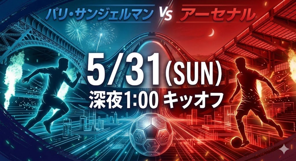 hiro1111_m's tweet photo. あと1時間だよ

PSG vs アーセナル
欧州最高峰のCL決勝戦、緊迫感やばい🔥

👇WOWSPO視聴方法はコチラ
https://t.co/3TUdLOjagS

連覇を狙うPSGの攻撃陣が凄すぎるし、
アーセナルの守備ブロックも簡単には崩れない！

ブカヨ・サカ活躍でクラブ史上初の悲願達成へ✨
#PR #アーセナル https://t.co/UMrsVIcDCl
