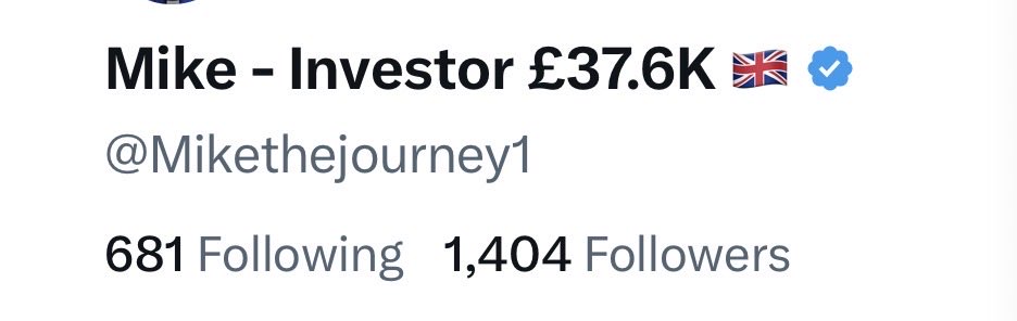 Mike - Investor £37.6K 🇬🇧 tweet media