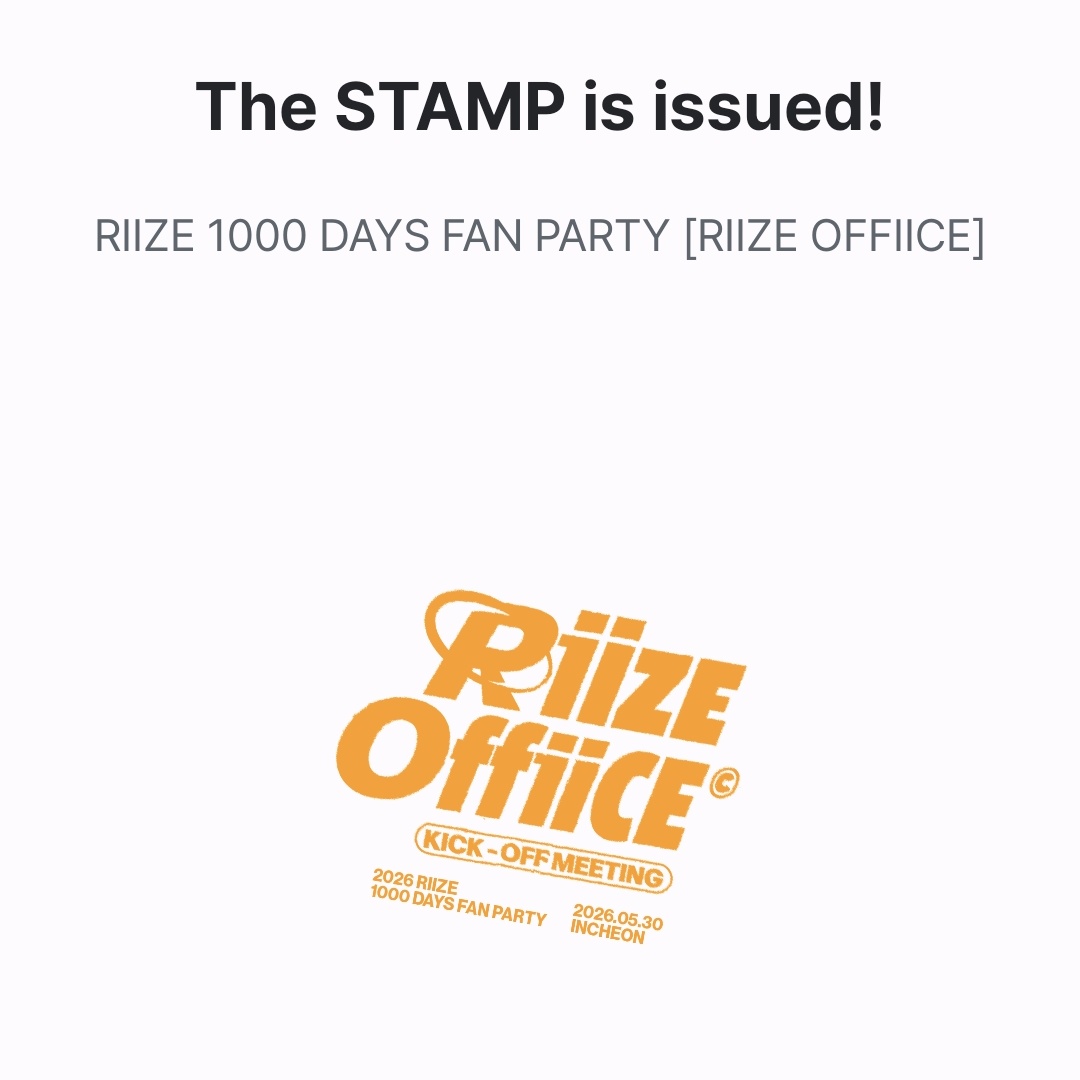 frairycore's tweet photo. OPEN JASTIP
jasa service meta passport digital stamp smtown

RIIZE 1000 DAYS FAN PARTY 'RIIZE OFFICE'
📆 30 May

💌 WA FOR MORE DETAILS

LAST ORDER 23.00 KST ‼️

Stamp Proof
🔗 https://t.co/vtI4R7QkSc

#RIIZE #RIIZEOFFICE #zonauang https://t.co/FUUlLUjJRW