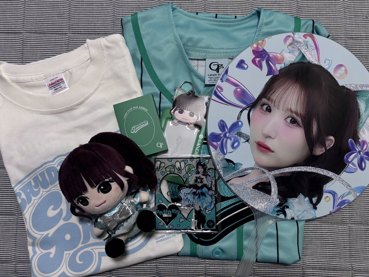 グッズ届いた꒰ ⸝⸝ ̫⸝⸝ ꒱💘 ﾁｮｰｰｰｰｰｰｶﾜｲｲ🎀💚 #小川奈々子