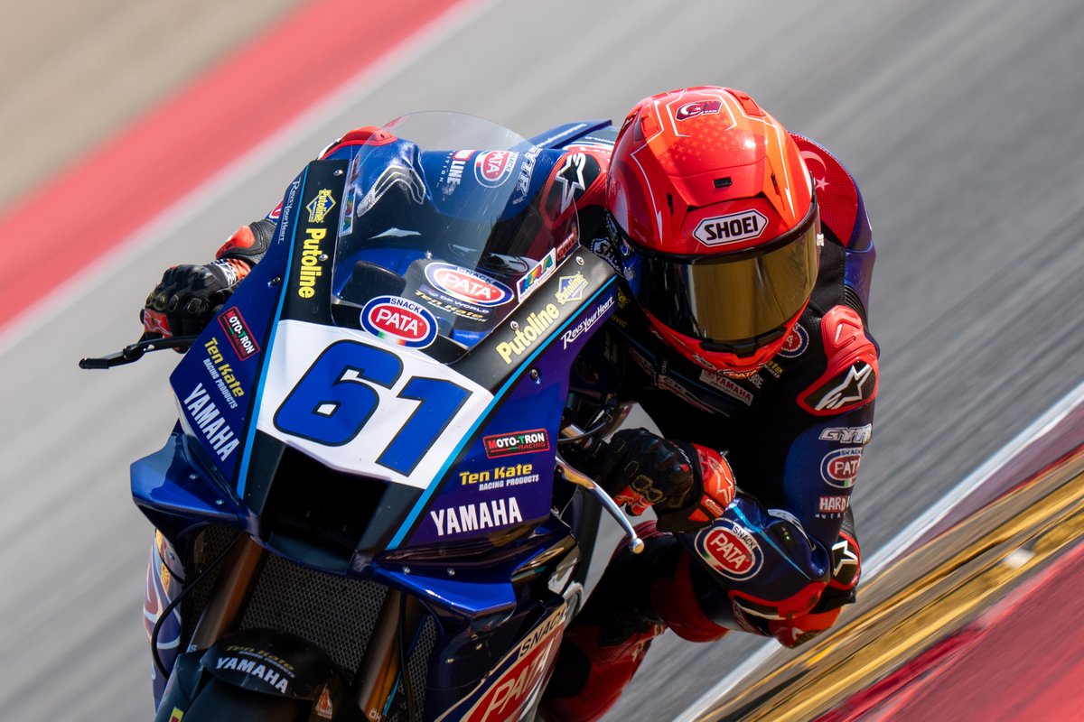 TenKateRacing's tweet photo. 🇪🇸 #AragonWorldSBK | Aragón Round | Motorland Aragón | Results Saturday

Warm up 1
P7 – Can Öncü | 1'53,575 | +0,840
P29 – Yuki Okamoto | 1'55,210 | +2,475

#WorldSSP https://t.co/JJxojXJWSJ