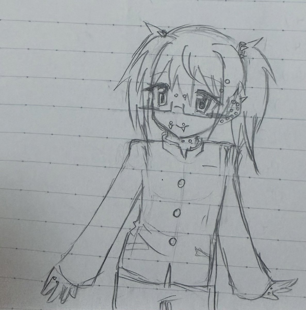 OVxads's tweet photo. OCしゅんたくん
ピアス23個くらいあいてるﾖ。デザイン迷走中 https://t.co/Hv9WkcCBbX