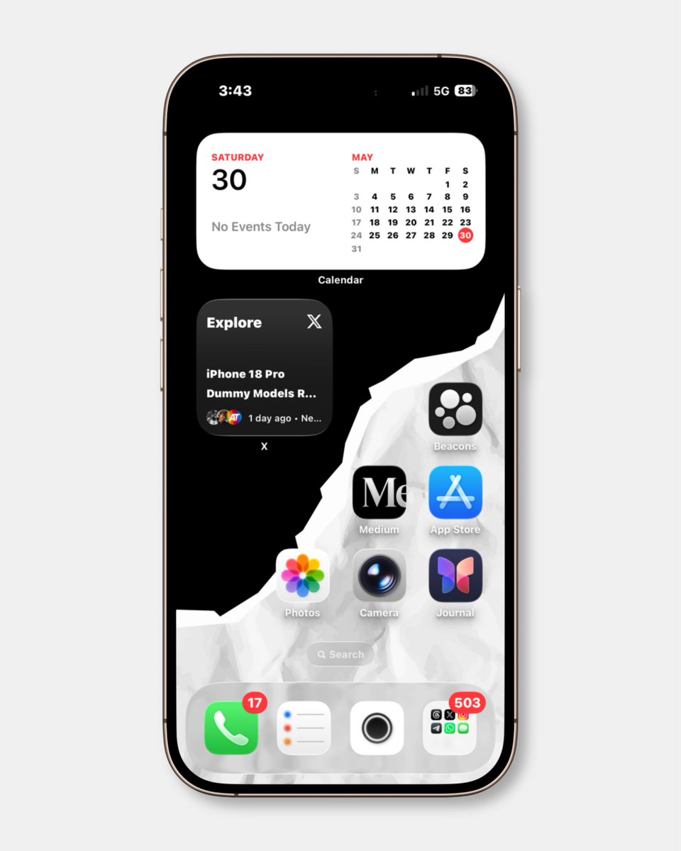 iwallhub's tweet photo. Paper Divided Aesthetic iPhone Wallpaper https://t.co/ht9cWtVgOQ