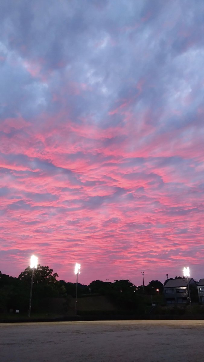 yamatokanketsu's tweet photo. 雨前の夕焼け雲？🌦️ https://t.co/gcKQ9yDfUG