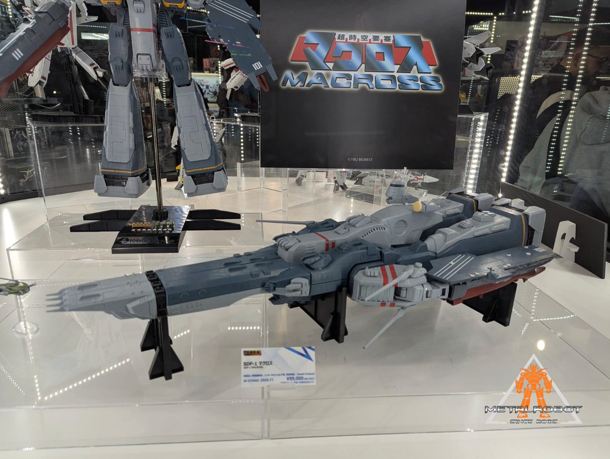 GokinMr's tweet photo. Tamashii Nations Store Tokyo: L’ SDF-1 Macross Versione Anime https://t.co/8pzKzag79o #SDF1Macross #Macross #SDF1 #Chogokin #Bandai #MacrossTVVersion #SuperDimensionFortress #AnimeFigure #Mecha #TransformingToy #Diecast #MacrossCollection #TamashiiNations #マクロス https://t.co/3VAPtR2iZH