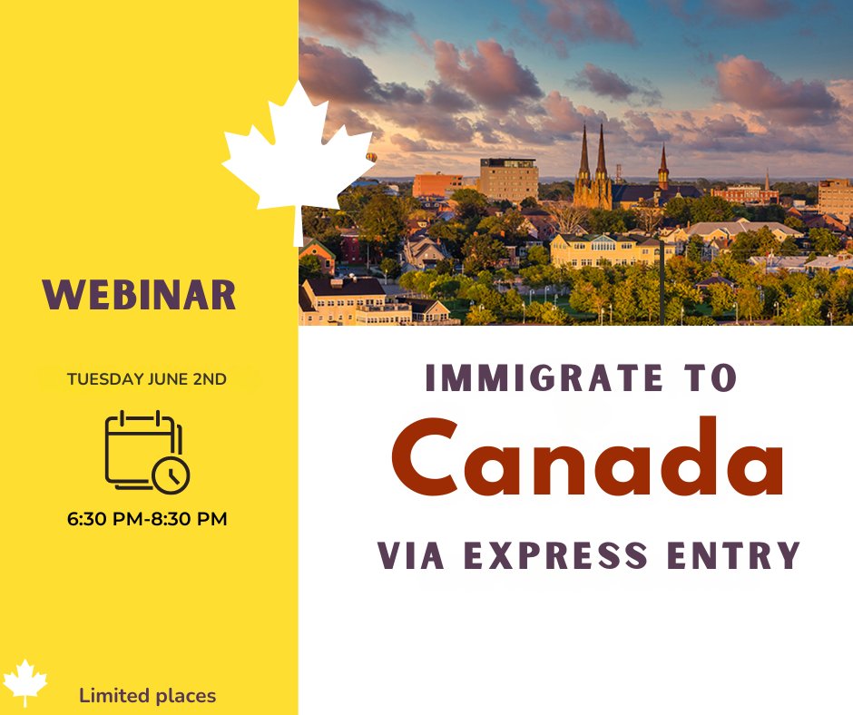 CanEmbMorocco's tweet photo. 📢Do you speak french ? 
Join us for a webinar on Express Entry. Learn how you can immigrate to Canada as a skilled francophone worker and play an important role in the country's economy.
📅June 2nd, 6:30 PM 
Registration🔗  https://t.co/cxkguwysNp https://t.co/EGVV5NeQNE