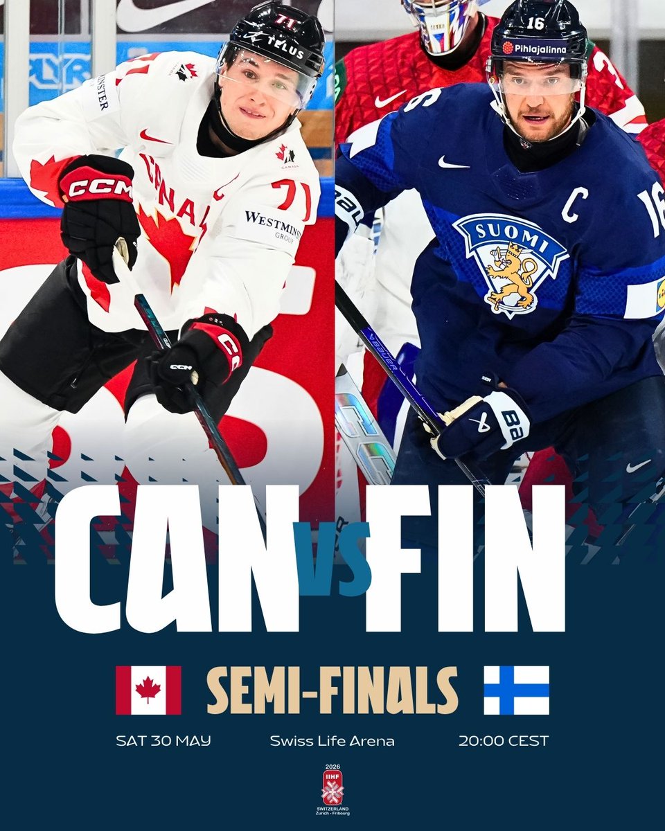 IIHFHockey's tweet photo. Battling for a chance at gold ⚔️ #MensWorlds #IIHF https://t.co/68nNrwjt8N