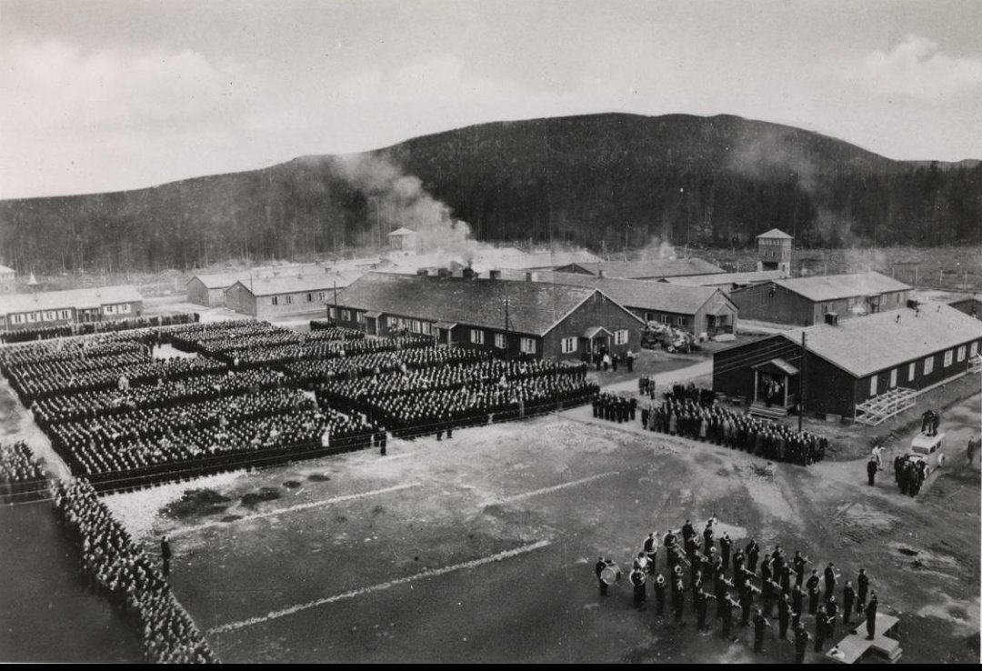 LydiaJane13's tweet photo. On Thursday I had the privilege to visit the museum at Grini, just outside Oslo. Grini was the first prison camp built by the Germans in Norway, and housed over 20,000 prisoners (make and female) between 41-45. I'm currently writing about the very first inmates. 1/3 https://t.co/RM2aZakq0Z