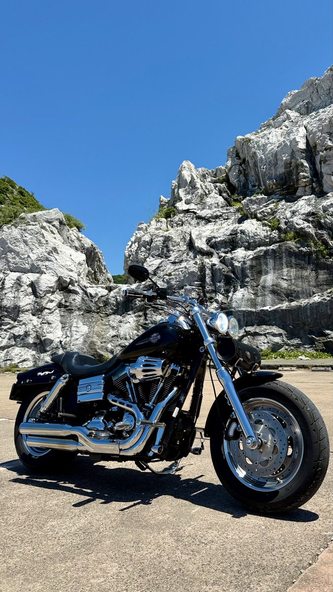 FXDF_FATBOB_BOB's tweet photo. 朝から快晴！☀️
久しぶりに和歌山へ🏍️💨

田植え中の長閑な
あらぎ島🏞️
青い海と白い岩が美しい
白崎海洋公園🌊

青空の下
気持ちよく走れました😊 https://t.co/QAkHTwivxx