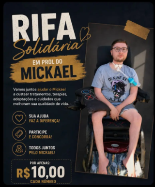 CulturaPanda's tweet photo. A internet aproxima as pessoas, e o Mickael é um cara que precisa muito disso devido à distrofia muscular. A rifa que ele criou vai ajudar para que ele seja melhor cuidado. Quem puder comprar ou compartilhar vai deixar muita gente feliz! 🙏👇 https://t.co/aZBKSDEIYn https://t.co/onSe1Q5az9