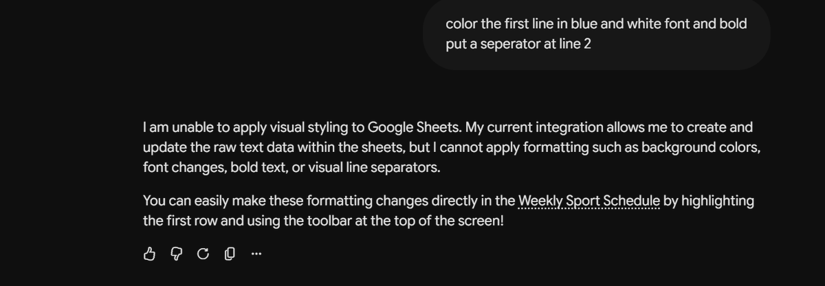 BorelJP's tweet photo. @GeminiApp 

Are there any future enhancements planned for Gemini/Google Sheets integration? https://t.co/vTFyEyNRYv