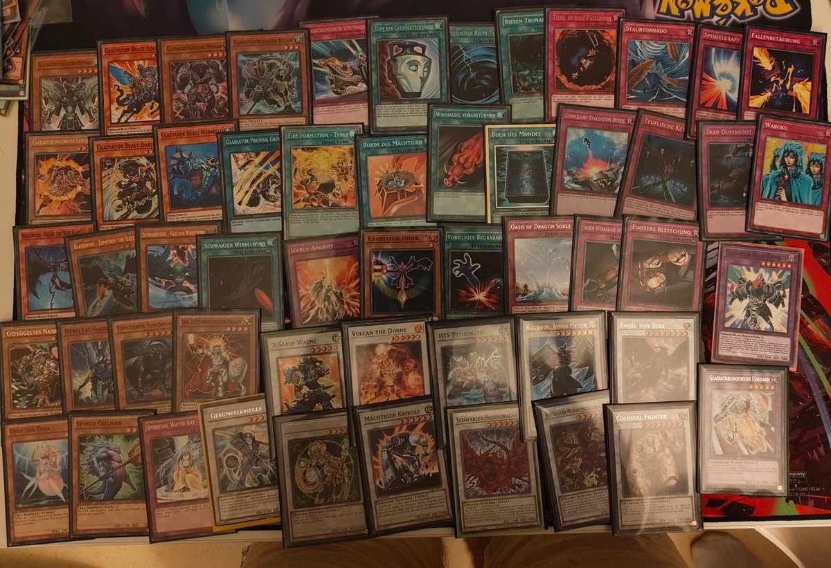 Marphisto's tweet photo. I didn't win but I drafted this really cool Gladiator Beast Dark Simorgh deck that only lost to the winning Plants Deck https://t.co/OkDcHPJbdr
