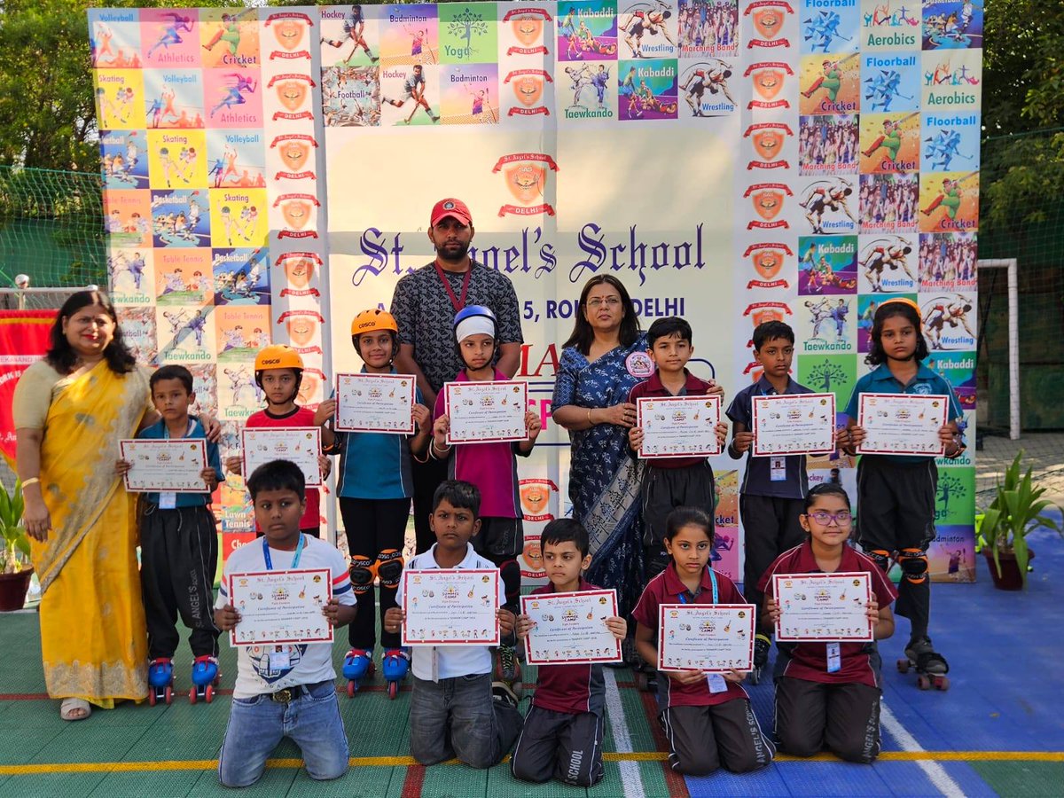 StAngelsRohini's tweet photo. 🌟 Grand Finale of Summer Camp – 📅 30th May 2026 (Saturday)
SPORTS ACTIVITIES 
🏫 St. Angel’s School marked the successful culmination of its vibrant Summer Camp, “PATHFINDERS,” with a spectacular Grand Finale that celebrated creativity, learning, and holistic development. 🎉✨ https://t.co/OXNg3abaLy