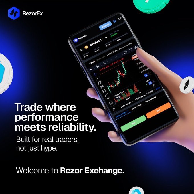 Crypto_Jayone's tweet photo. One thing I value most in trading is consistency.

Any exchange can look good when markets are quiet, but the real test comes when volatility hits and volume surges. That’s where @rezorexchange has stood out for me lately.

Fast execution, smooth navigation, deep liquidity, and a clean interface that keeps the focus on trading. No unnecessary distractions, just an experience built for efficiency when every second counts.

$RZR #BuildWithRezor