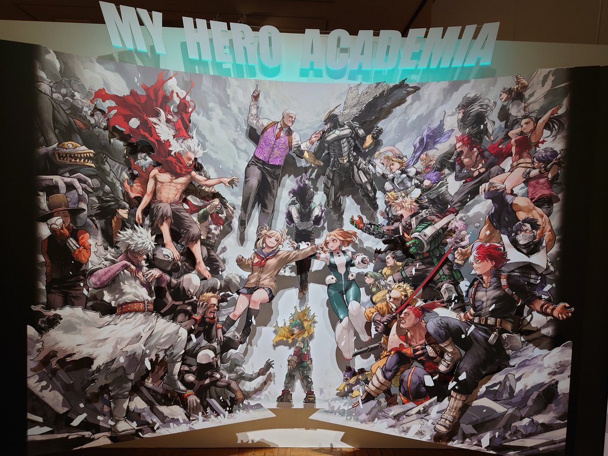 logic23pocket's tweet photo. 少し前にお出かけしてたヒロアカ展
平日狙って行ったけど人多くてびっくりしたわ https://t.co/rbeVqNJOyE