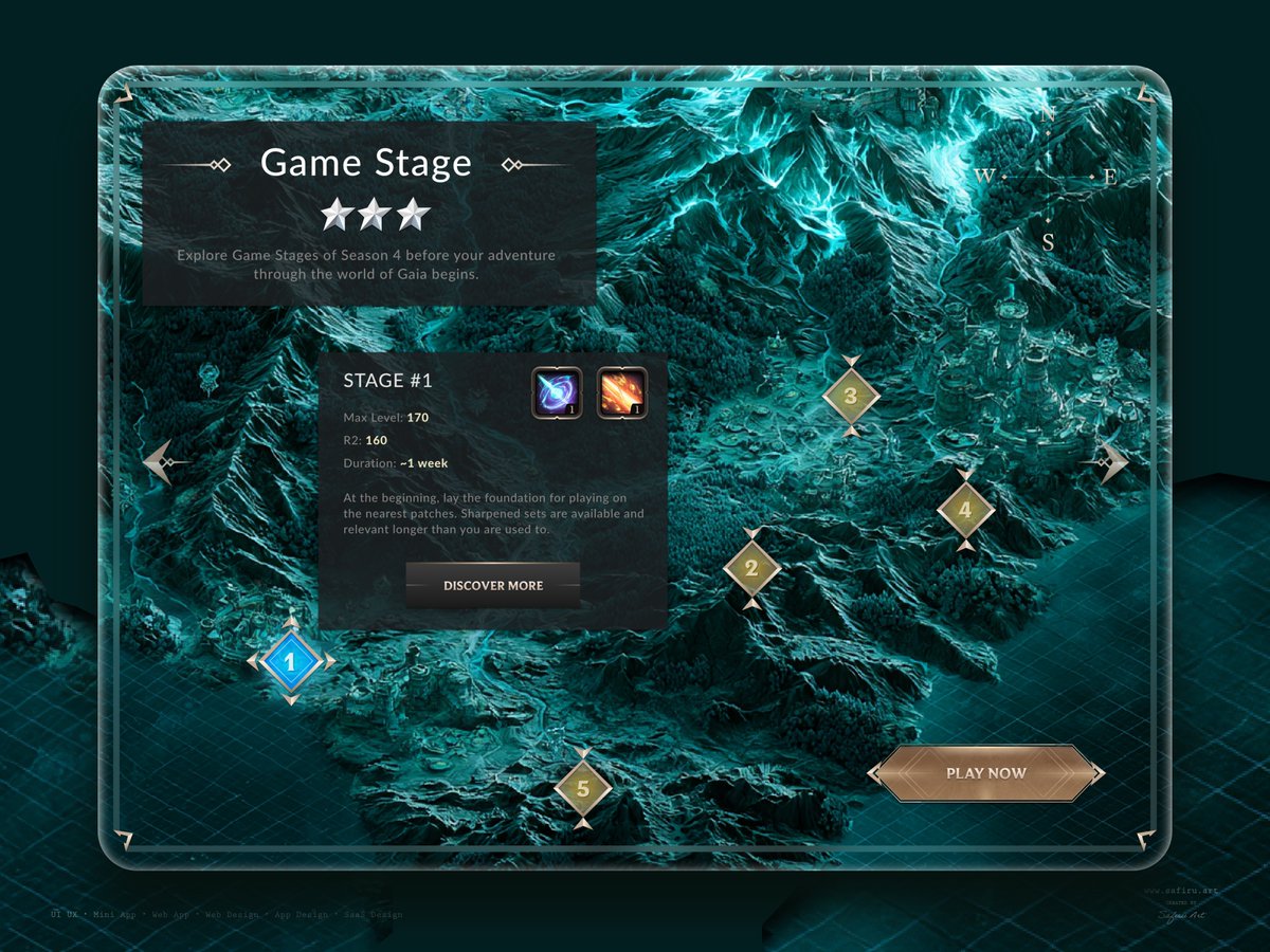 safiruart's tweet photo. Game map 🗺 design, step-by-step passage of locations 📍. It is made in accordance with game trends using pleasant color solutions and specific gradients and shapes.

Created by Safiru Art ✨
https://t.co/Kh8T6Zy3ML

#scifi #gamemap #gamedesign #gameui #mapdesign #webdesign #ux https://t.co/DzPTF1hVRS