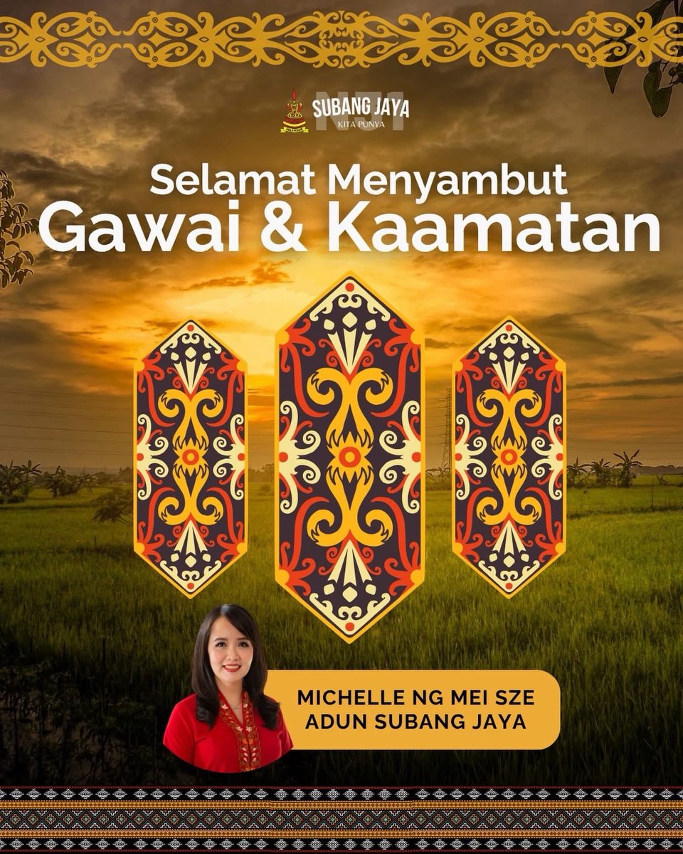 michellengms's tweet photo. Kotobian Tadau Tagazo Do Kaamatan, Gayu Guru Gerai Nyamai! 🌾

#MalaysiaMadani #PakatanHarapan #KitaSelangor #SubangJayaKitaPunya https://t.co/wJLzH8oTii
